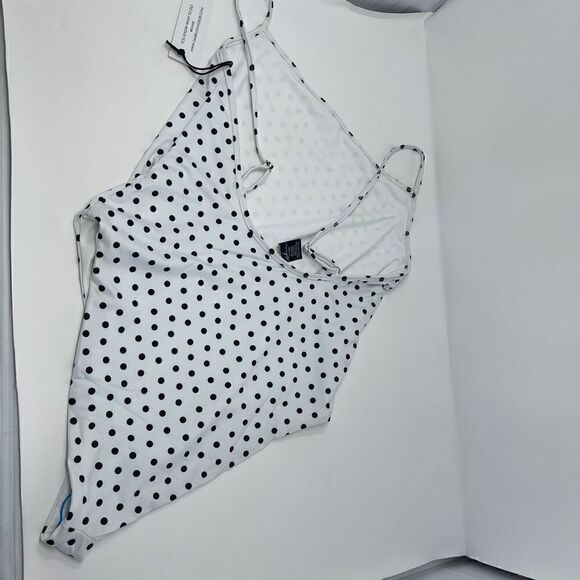 SKIN by SAME Swim One Piece White black Polka Dot xs - Picture 5 of 7